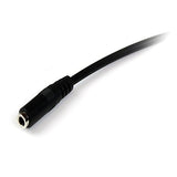 StarTech.com 2m 3.5mm 4 Position TRRS Headset Extension Cable - M/F - audio Extension Cable for iPhone