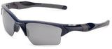 Oakley Men's Half Jacket 2.0 XL Iridium Sport Sunglasses-Black Frame/Black Iridium Lens