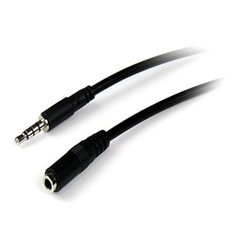StarTech.com 2m 3.5mm 4 Position TRRS Headset Extension Cable - M/F - audio Extension Cable for iPhone