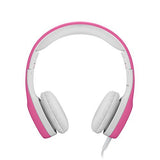 LilGadgets Connect+ Premium Volume Limited Wired Headphones with SharePort for Children - Pink