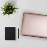 ZinMark Scrub 13 inch Folio Cover Shell Hard Case for [ MacBook Air 13.3 inch ] (Model: A1369 & A1466 ) -Golden