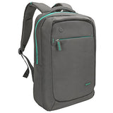 Slim Laptop Backpack, Evecase Lightweight Nylon Water Resistant Multipurpose Rucksack Backpack With Headphone Port fits up to 15.6 Inch Macbook Chromebook Notebook Computer - Black