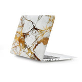 ZinMark Scrub 13 inch Folio Cover Shell Hard Case for [ MacBook Air 13.3 inch ] (Model: A1369 & A1466 ) -Golden
