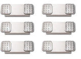 LED Two Head Emergency Light with Battery Back-up White