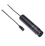 Movo LV4 Dual XLR Lavalier Interview Kit with Omnidirectional and Cardioid Microphones, Lapel Clips and Windscreens