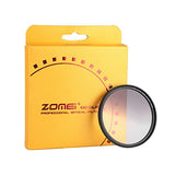 ZOMEi 49mm Ultra Slim ND2-ND400 Fader Variable Neutral Density Adjustable Lens Filter Ultra Slim ND Filter Optical Glass