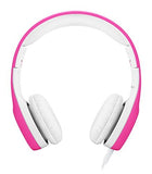 LilGadgets Connect+ Premium Volume Limited Wired Headphones with SharePort for Children - Pink