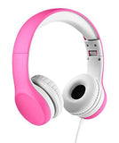 LilGadgets Connect+ Premium Volume Limited Wired Headphones with SharePort for Children - Pink