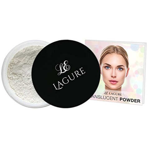 Lagure Translucent Powder - Best Loose Setting Powder Foundation and Highlighting Face Powder with Step-by-Step Guide