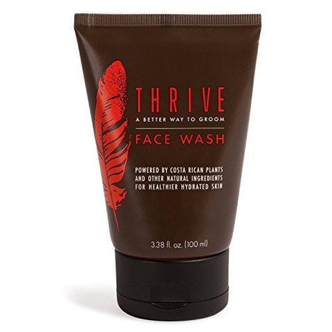 Thrive Natural Face Wash for Men – Daily Facial Cleanser for Men with Unique Premium Natural Ingredients for Healthier Men's Skin Care - Mens Face Wash