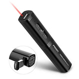 Wireless Presenter Mouse, Pisen RF 2.4GHz Laser Pointer Presenter, Rechargebale Presentation Remote PPT Clicker for Powerpoint Google Slides, Air Mouse Remote Controller for Windows, Mac OS and More
