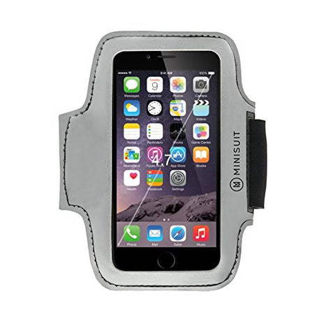 Minisuit Sporty Armband Key Holder for iPhone 7, 6s, 6 Black