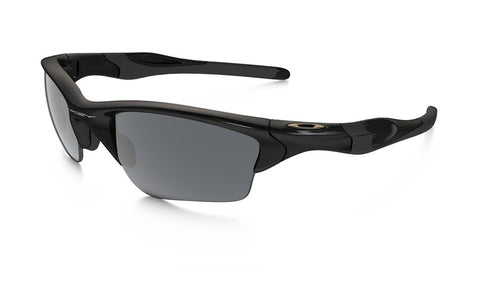 Oakley Men's Half Jacket 2.0 XL Iridium Sport Sunglasses-Black Frame/Black Iridium Lens