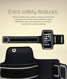 Minisuit Sporty Armband Key Holder for iPhone 7, 6s, 6 Black