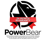 PowerBear Samsung Galaxy S3 Extended Battery [4500mAh] & Back Cover & Protective Case (Up to 2.2X Extra Battery Power) - Black [24 Month Warranty & Screen Protector Included]