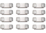 LED Two Head Emergency Light with Battery Back-up White