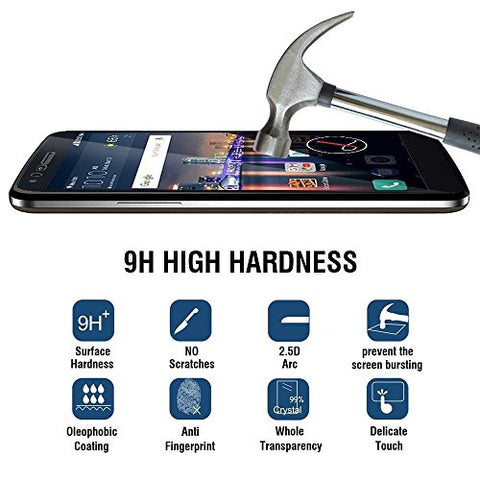 LG Stylo 3 LS777/ Stylo 3 Plus TP450 ,Abcalet [2Pack] [Bubble-Free][Anti-Scratch] Anti-Fingerprint 9H Hardness HD Clear Premium Tempered Screen Protector for for LG Stylus 3/ LG LS777 [5.7 Inch]
