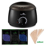 Lifestance Wax Warmer Hair Removal Kit with Hard Wax Beans and Wax Applicator Sticks