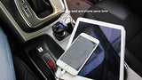 LIHAN Handsfree Car Charger,Bluetooth FM Transmitter&Music adapter,3.1A Dual USB Port Charger compatible for Apple iphone,Samsung Galaxy,LG,HTC,etc