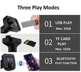 LIHAN Handsfree Car Charger,Bluetooth FM Transmitter&Music adapter,3.1A Dual USB Port Charger compatible for Apple iphone,Samsung Galaxy,LG,HTC,etc