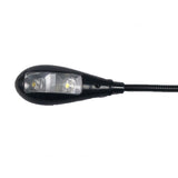 Hanerdun Bright LED USB Lamp Light Reading Lamp For Laptop Flexible Neck Black