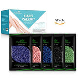 Lifestance Wax Warmer Hair Removal Kit with Hard Wax Beans and Wax Applicator Sticks