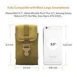 OneTigris MOLLE Phone Pouch for 4.7" 5.5" Phone with Slim Case