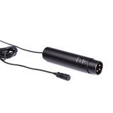 Movo LV4 Dual XLR Lavalier Interview Kit with Omnidirectional and Cardioid Microphones, Lapel Clips and Windscreens