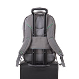Slim Laptop Backpack, Evecase Lightweight Nylon Water Resistant Multipurpose Rucksack Backpack With Headphone Port fits up to 15.6 Inch Macbook Chromebook Notebook Computer - Black