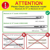 ZinMark Scrub 13 inch Folio Cover Shell Hard Case for [ MacBook Air 13.3 inch ] (Model: A1369 & A1466 ) -Golden