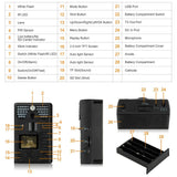 LESHP Game and Trail Camera 12MP 1080P HD With Time Lapse 65ft 120¡ã Wide Angle Infrared Night Vision 42pcs IR LEDs Waterproof IP66 2.4" LCD Screen Scouting Camera Deer Camera Digital Surveillance