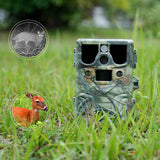LESHP Game and Trail Camera 12MP 1080P HD With Time Lapse 65ft 120¡ã Wide Angle Infrared Night Vision 42pcs IR LEDs Waterproof IP66 2.4" LCD Screen Scouting Camera Deer Camera Digital Surveillance