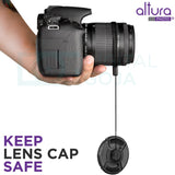58MM Professional Lens Filter Accessory Kit (Vivitar Filter Kit (UV, CPL, FLD) + Carry Pouch + Tulip Lens Hood + Snap-On Lens Cap w/ Cap Keeper Leash + MagicFiber Microfiber Lens Cleaning Cloth)