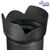 (Nikon HB-32 Replacement) Altura Photo Lens Hood for Nikon 18-140mm f/3.5-5.6G ED VR, 18-135mm f/3.5-5.6G IF-ED, 18-105mm f/3.5-5.6G ED VR, 18-70mm f/3.5-4.5G IF-ED Nikkor DX Lenses