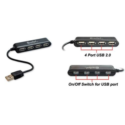 4PORT USB MINI HUB POWER SWITCH