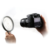 Movo 110mm Perfect Color and White Balance Calibrating Disc with Case and Lanyard for Camera and Video