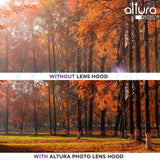(Nikon HB-32 Replacement) Altura Photo Lens Hood for Nikon 18-140mm f/3.5-5.6G ED VR, 18-135mm f/3.5-5.6G IF-ED, 18-105mm f/3.5-5.6G ED VR, 18-70mm f/3.5-4.5G IF-ED Nikkor DX Lenses