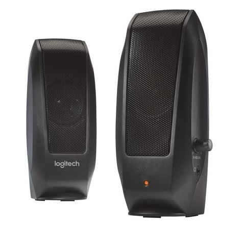 Logitech S120 Desktop Speaker System, Black